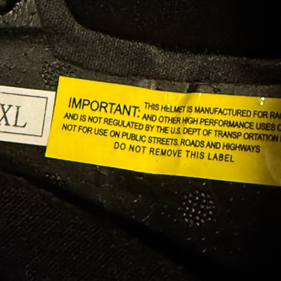 Conquer Snell SA2015 Silver Racing Helmet Head Protection Full Face Men’s Sz XL - Picture 10 of 16